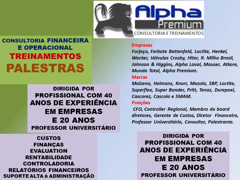 Alpha Premium Consultoria, Treinamentos e Palestras