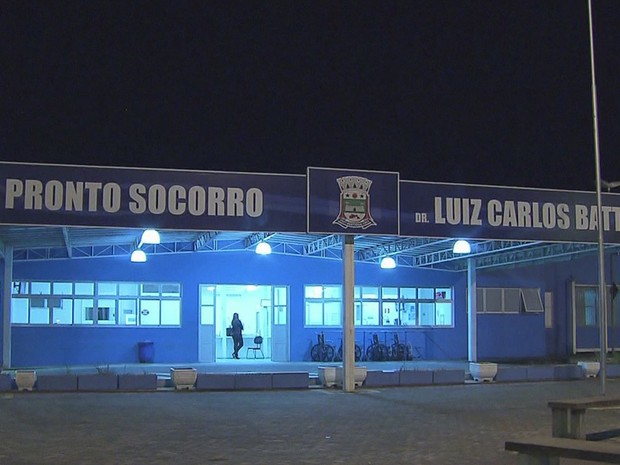 Meninas foram levadas até o Pronto Socorro do Hospital Municipal de Bertioga (Foto: Reprodução / TV Tribuna)