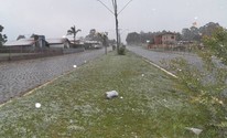 RS registra neve na primavera pela primeira vez em 12 anos, diz Inmet (Elton Policastro/Prefeitura de Bom Jesus)