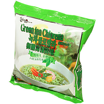 Paldo Green Tea Chlorella Noodles 4.23 oz
